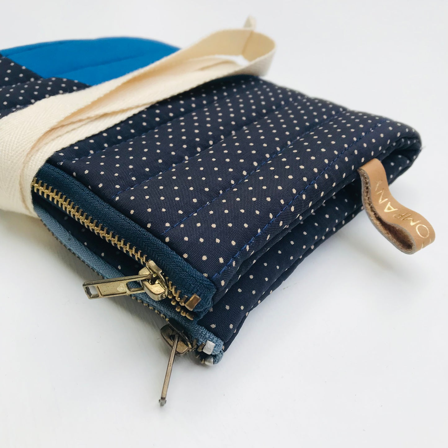 Quilted Purse Twin Zip