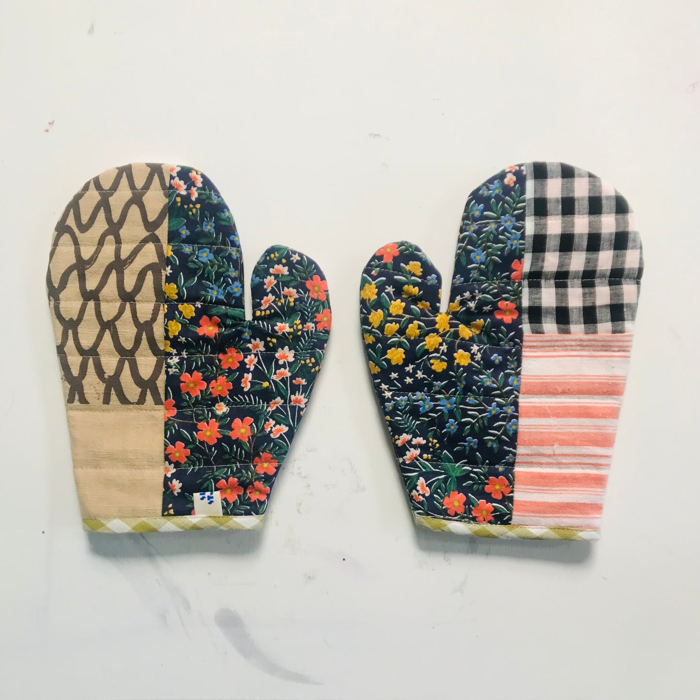Quilted Oven Mitts #3