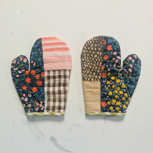 Quilted Oven Mitts #4