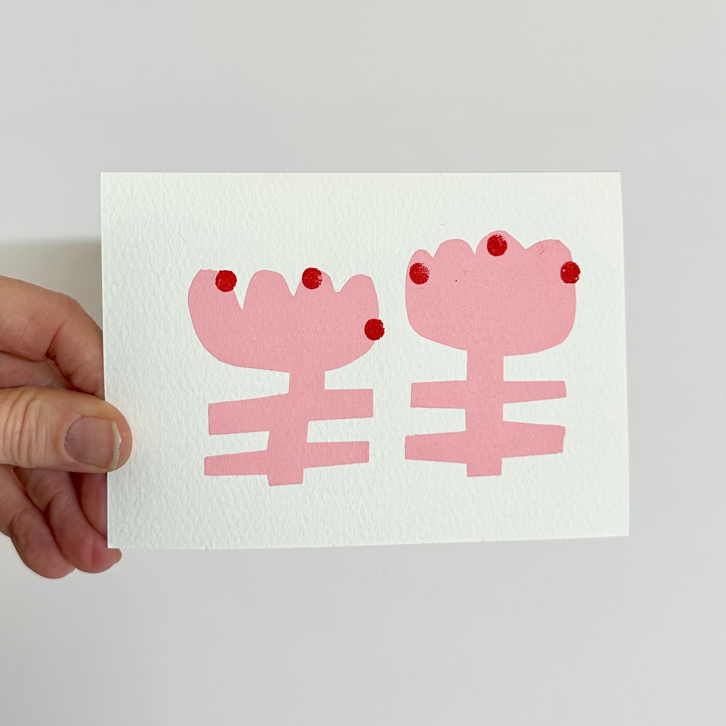 Pink Flowers Gift Card
