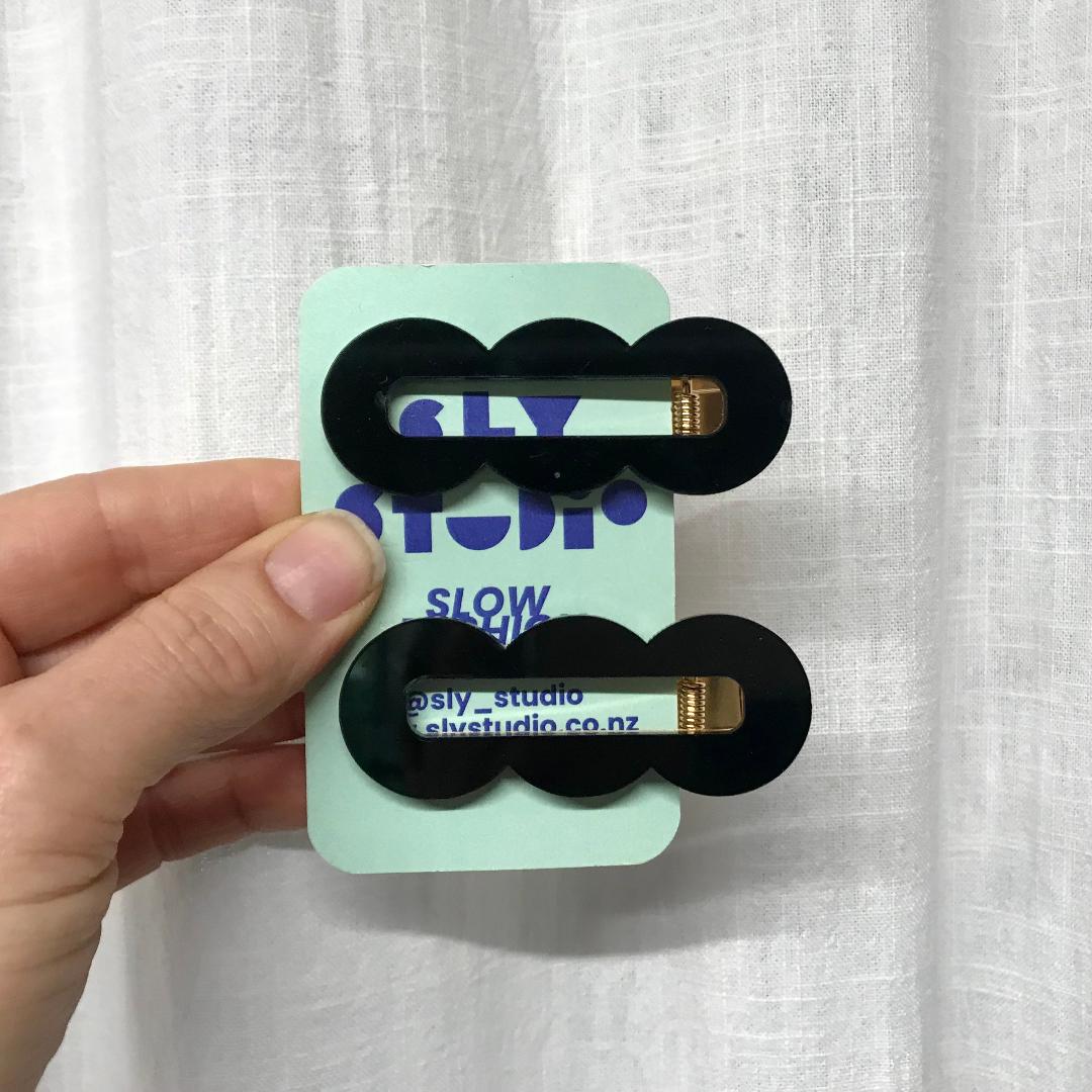HAIR CLIPS SQUIGGLE SET