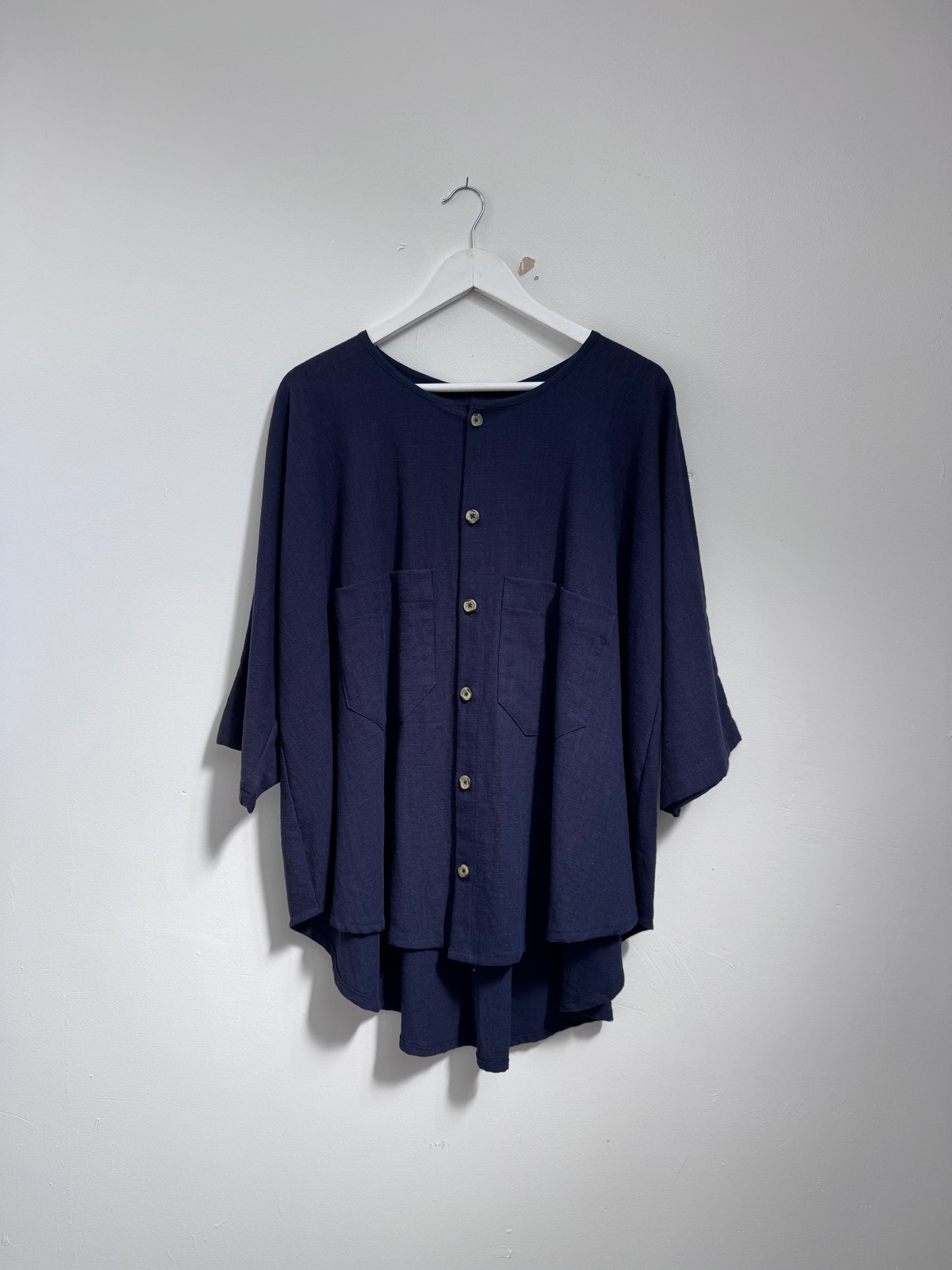 Linen Art Smock Shirt