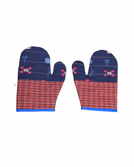 Quilted Oven Mitts Aubergine