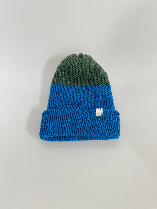 Wool Beanie Blue Tide