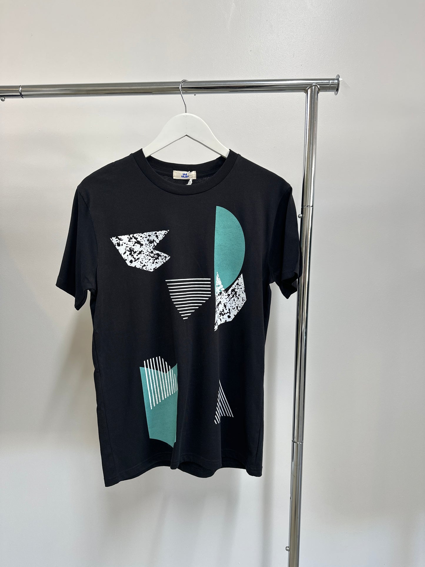 T-shirt Black Memphis Screen Print