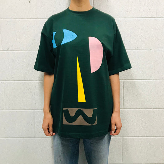 T-shirt Black Funnyface Screen Print