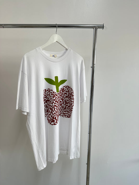 T-shirt Peach Apple Screen Print