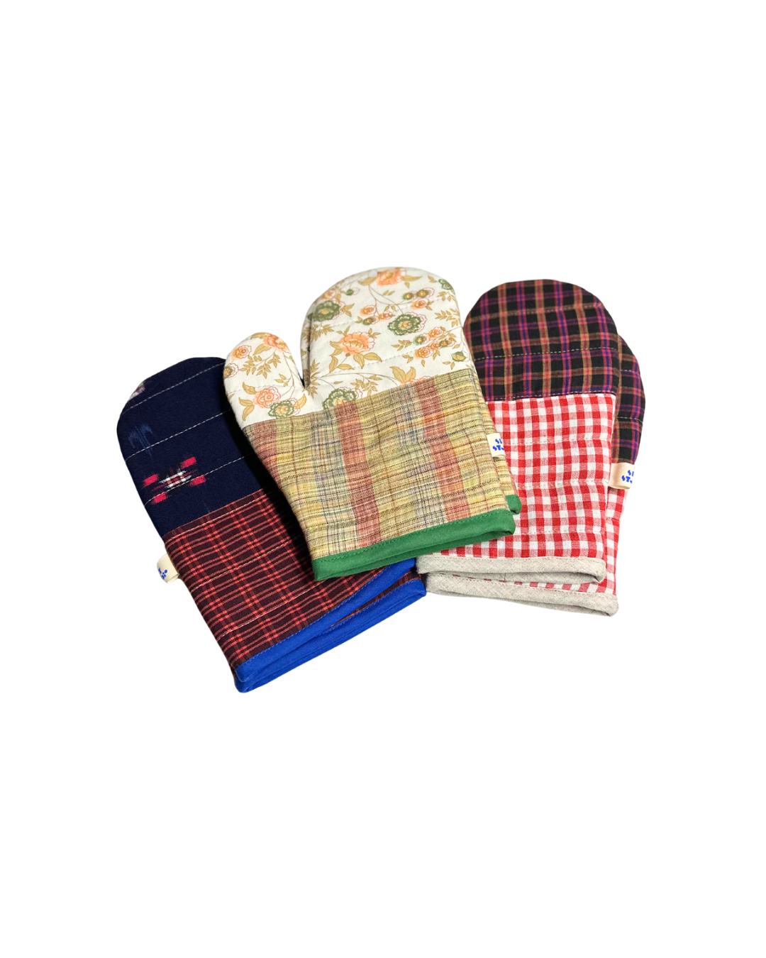 Quilted Oven Mitts Strawberry