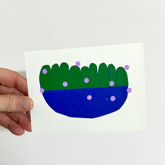 Blue Flower Gift Card