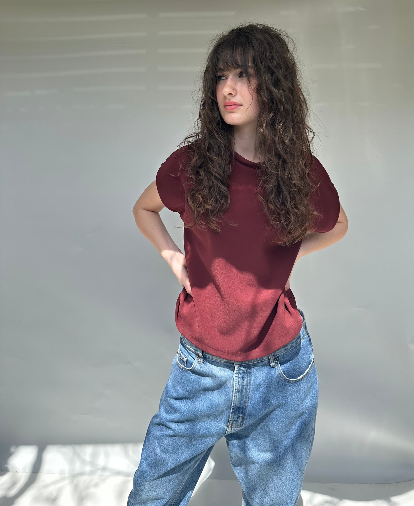 T-shirt Maroon