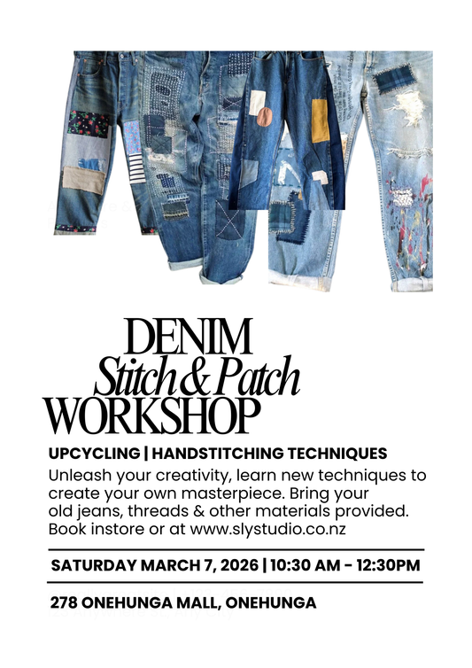 Denim Stitch and Patch Workshop