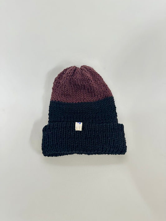 Wool Beanie Black Tide