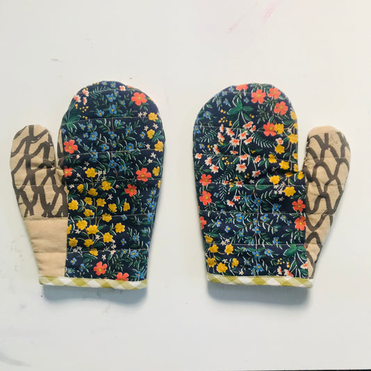 Quilted Oven Mitts #1