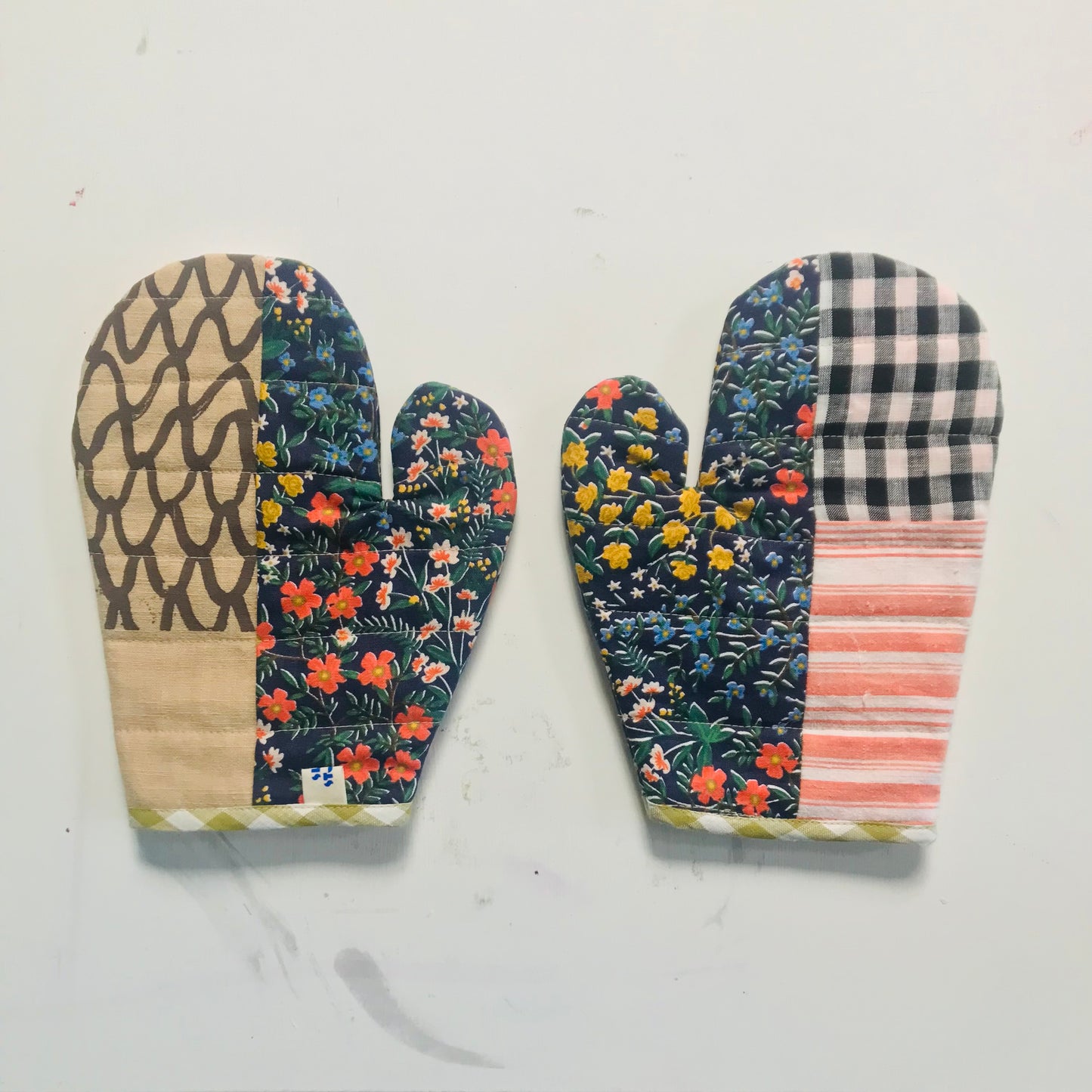 Quilted Oven Mitts #4