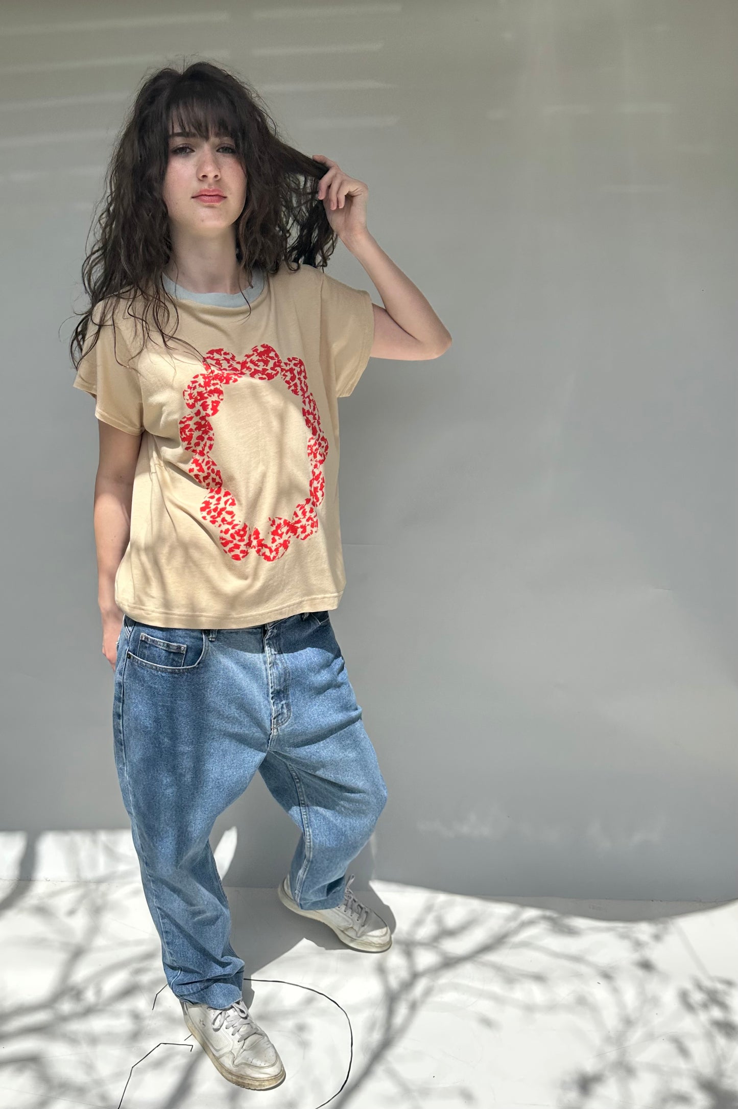 Sly Studio T-shirt sea pearl necklace print