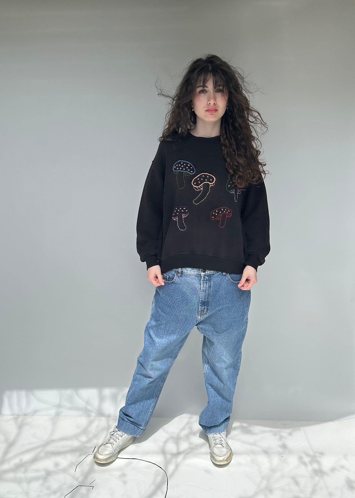 Sly Studio Upcycled mushroom sweatshirt