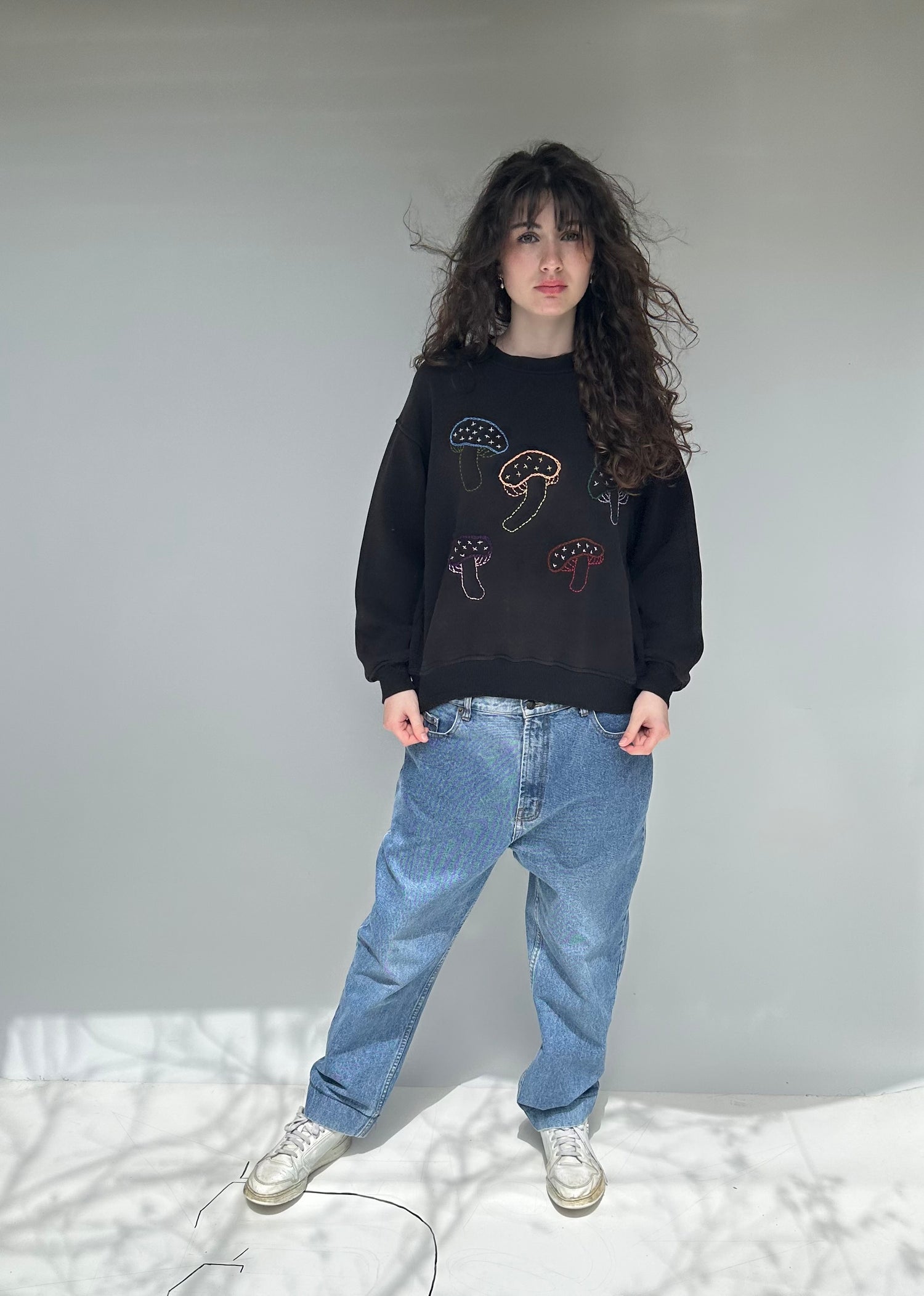 Sly Studio Upcycled mushroom sweatshirt