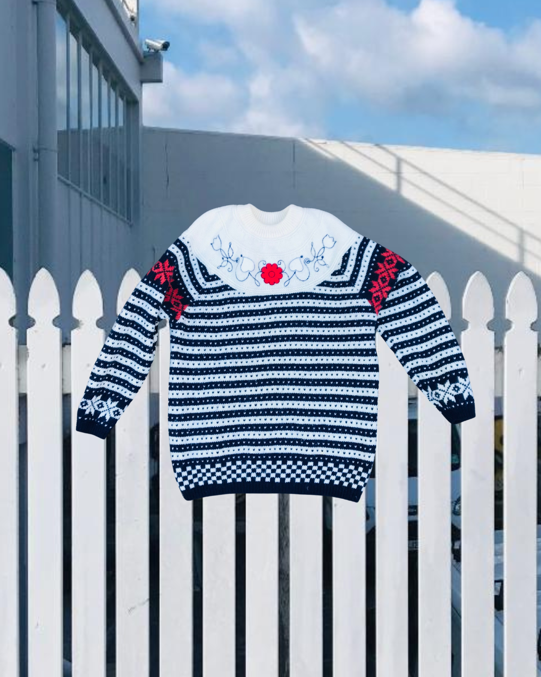 Recycled Vinatge Woollen Sisley Jumper