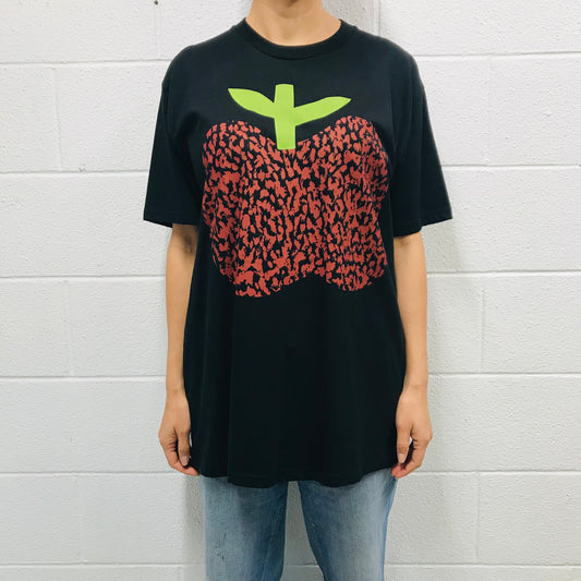 T-shirt Red Apple Screen Print