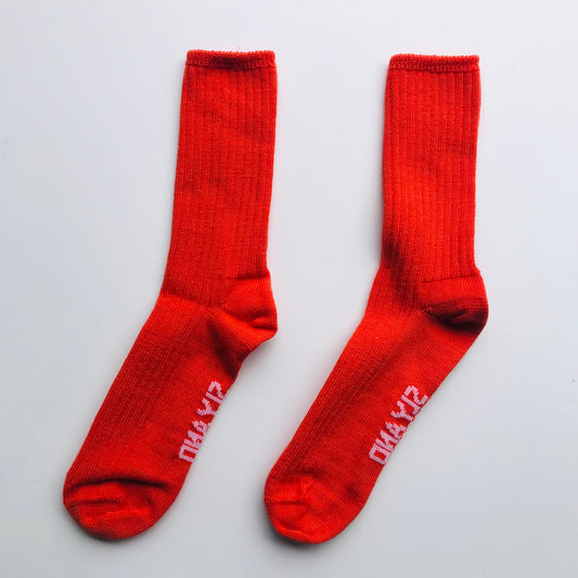 sly-studio-merino-socks-ribbed-orange