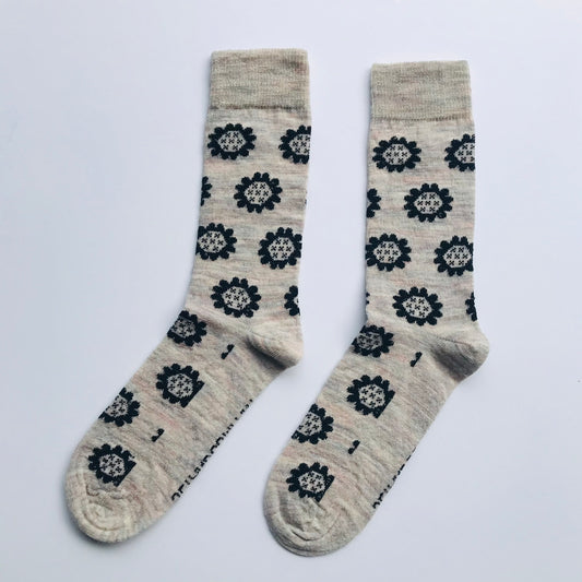 Merino Daisy Socks